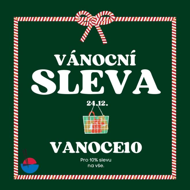 Na Štědrý den přinášíme 10% slevu na vše s kódem VANOCE10. Pozor, jen dnes! Terka z Korpot