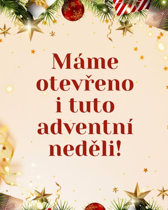Tuto adventní neděli máme otevřeno od 10:00 do 17:00! Přijďte si udělat radost i o víkendu. 🎄✨ Katka z Korpot Prodejna:...